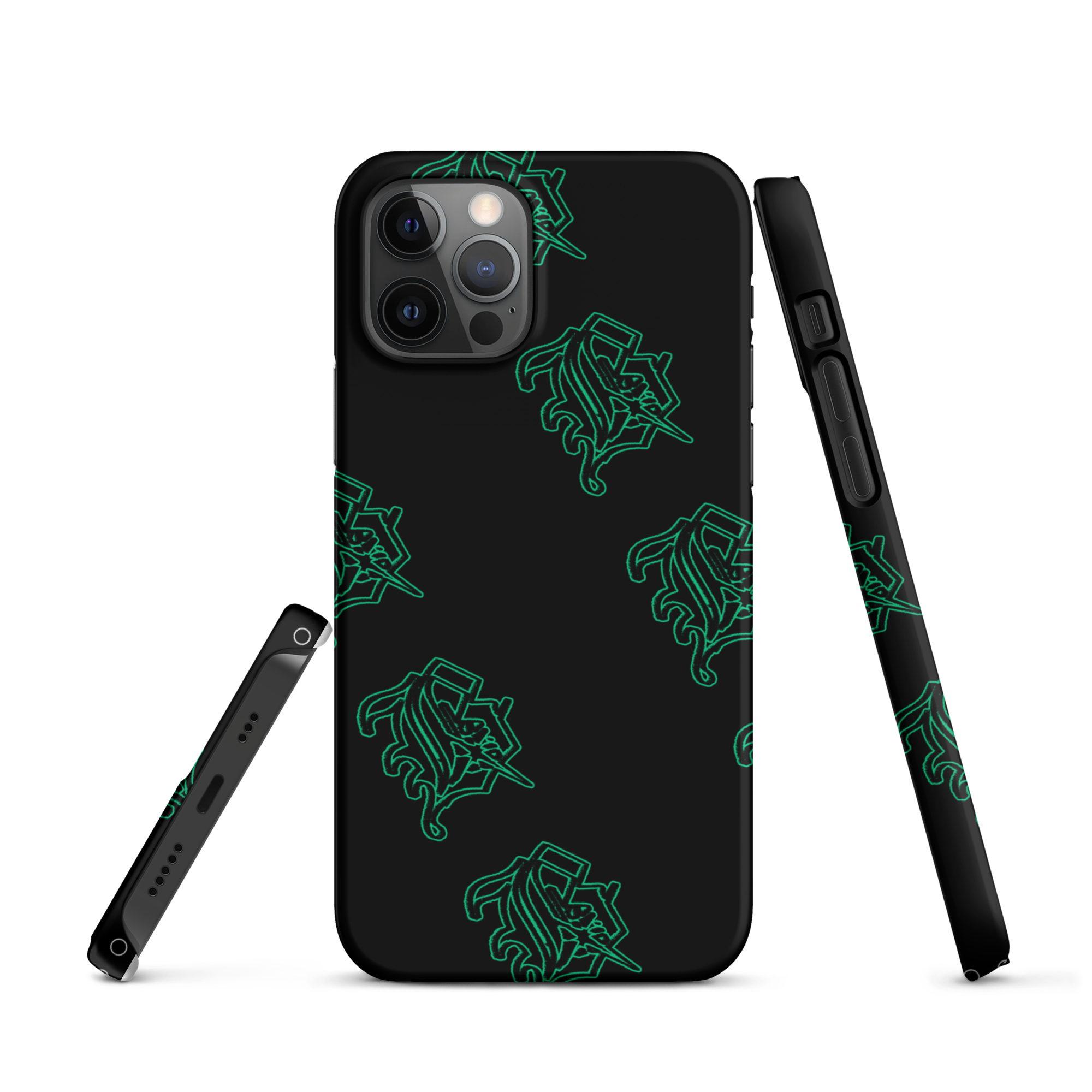 BuiltBy - All Over Print iPhone Case [GREEN]