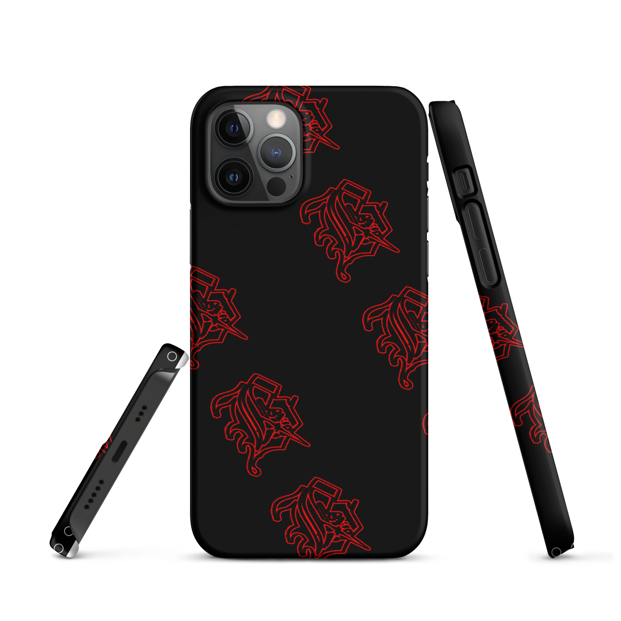 BuiltBy - All Over Print iPhone Case [RED]