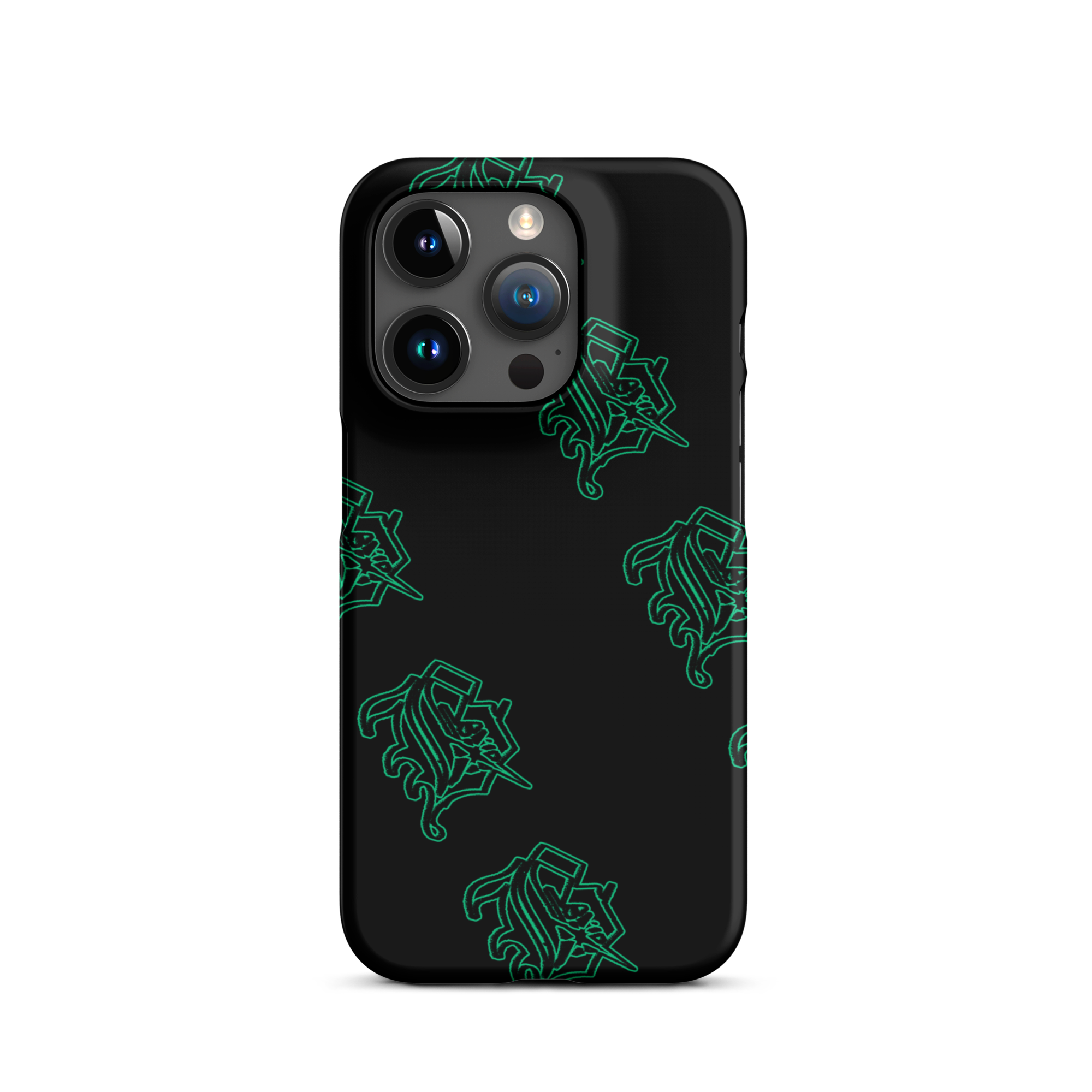BuiltBy - All Over Print iPhone Case [GREEN]
